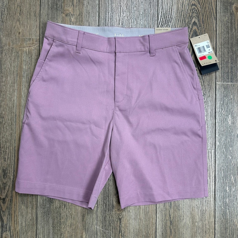 Nike Tour 8" Chino Golf Shorts NWT Men's Size 32 Plum Dust FD5721-523